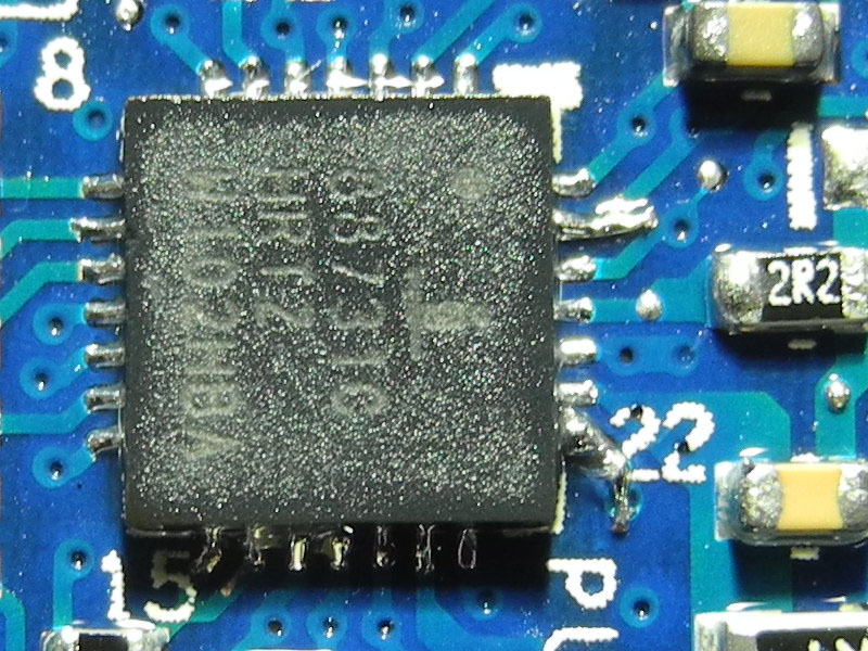 Pakeistas ISL88731C mikrokontroleris